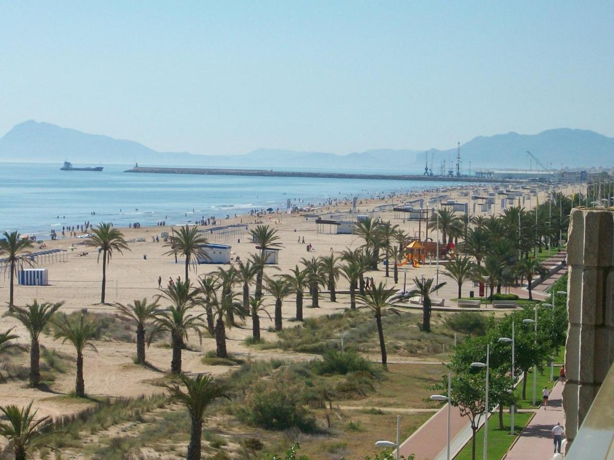 Playa de GandiaAlmirante Vista Al Mar - Alquiler Familiasアパートメント エクステリア 写真